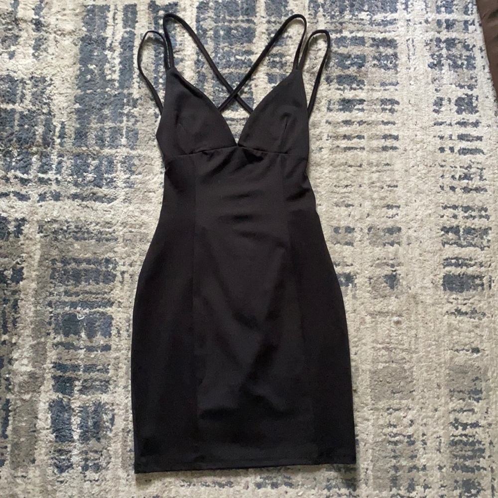 SHEIN Black Mini Dress